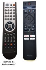 Philips 996592404314 replacement remote control with a different look