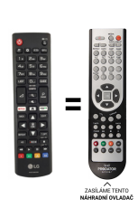 LG AKB75375608 náhradní dálkový ovladač jiného vzhledu