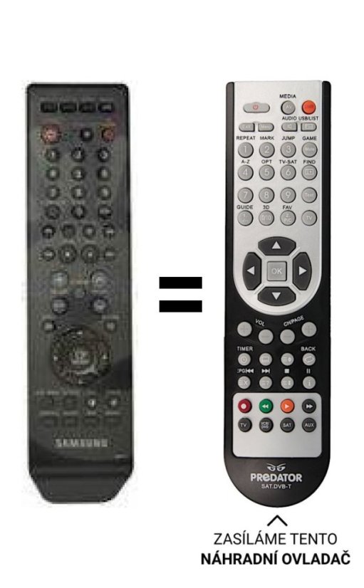 Samsung AK59-00084J náhradní dálkový ovladač jiného vzhledu