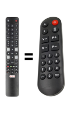 TCL 32S5400AF náhradní dálkový ovladač pro seniory