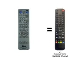 LG 6711R1P073B náhradní dálkový ovladač jiného vzhledu