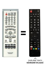 Panasonic N2QAHB000064 replacement remote control of a different appearance