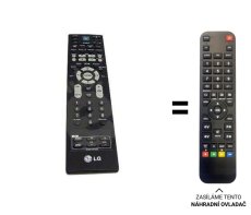 LG AKB31223203 náhradní dálkový ovladač jiného vzhledu pro HT762, HT902TB