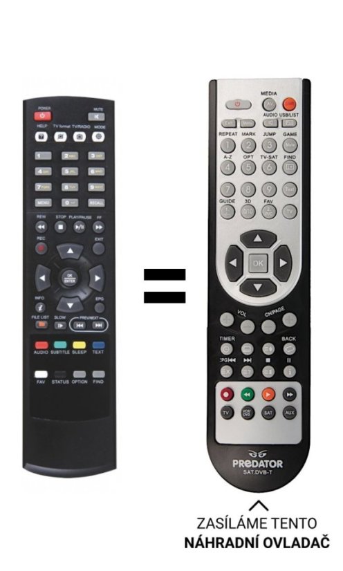 DI-WAY IRD-4000HD IRDETO Replacement Remote Control.