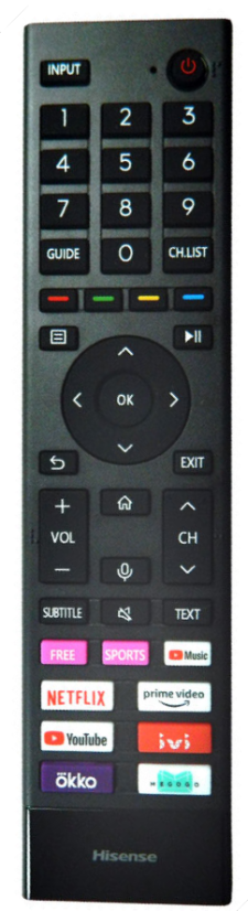 Hisense ERF3E8 originální dálkový ovladač