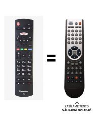 Panasonic 30100898 náhradní dálkový ovladač jiného vzhledu