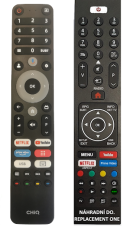 CHIQ L40G7B replacement remote control bez mikrofonu