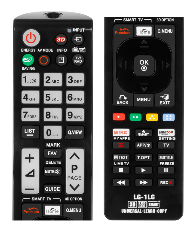 LG univerzální náhradní dálkový ovladač