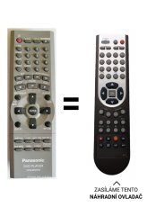 Panasonic N2QAJB000069 náhradní dálkový ovladač jiného vzhledu