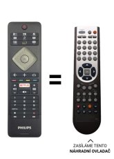 Philips 996596006789, YKF400-105 Náhradné diaľkové ovládanie iného vzhľadu (bez klávesnice)