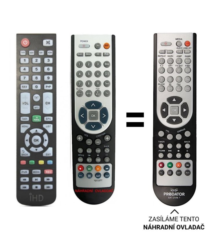 Alma IHD Pluska DRM Replacement Remote Control
