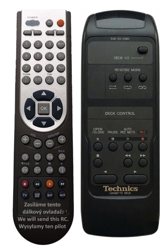 Technics RAK-RS105WH for RS-TR474, RS-TR575