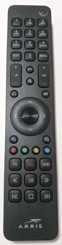 Arris VIP5305BT, VIP5305W BT originální dálkový ovladač Bluetooth