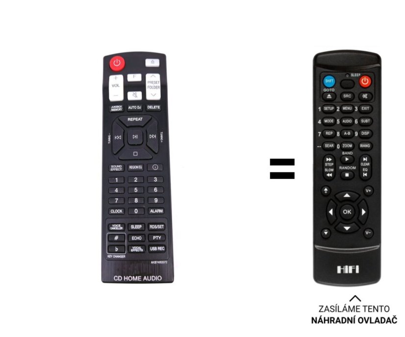 LG AKB74955362 replacement remote control CJ 87, CJ87