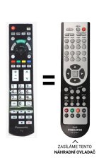 Panasonic N2QAYB000715 náhradní dálkový ovladač jiného vzhledu