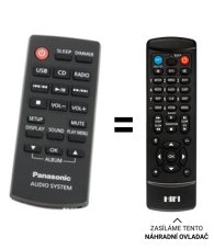 Panasonic SC-HC18, SCHC18 náhradní dálkový ovladač jiného vzhledu