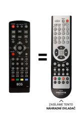 ECG DF00 Replacement Remote Control