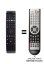 Finlux, Gogen, JVC, Telefunken RC4800 nahradenie diaľkového ovládania iného vzhľadu