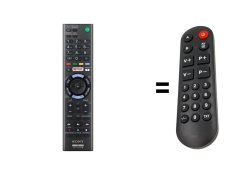 Sony RMT-TX101D náhradný diaľkový ovládač pre seniorov