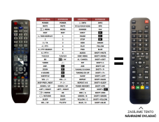 Samsung AH59-02195C, AH59-02194A, AH59-02194B náhradní dálkový ovladač jiného vzhledu