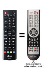 LG AKB74475480 náhradní dálkový ovladač jiného vzhledu