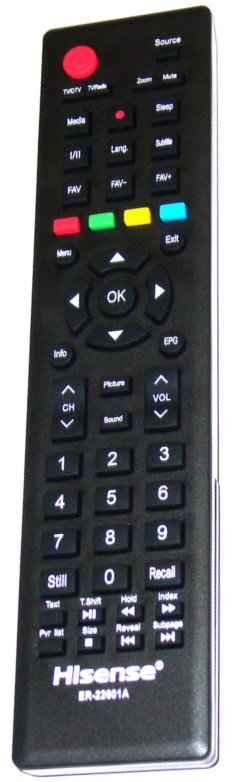 Hisense H32A5100, H39A5100, H43A5100 originální dálkový ovladač