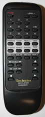 Technics EUR645275, SL-PG4 replacement remote control of the same design