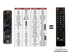 Haier LET29C800H replacement remote control.