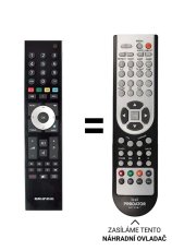 Grundig TP6, TP6187R Náhradné diaľkové ovládanie iného vzhľadu