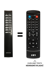 Sencor SMC 8000B, SMC8000B neoriginálny diaľkový ovládač