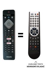 Philips 55PUS7855 náhradní dálkový ovladač jiného vzhledu