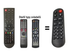 LinkBox HD skylink READY náhradní dálkový ovladač pro seniory