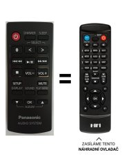 Panasonic N2QAYB001215 náhradní dálkový ovladač jiného vzhledu