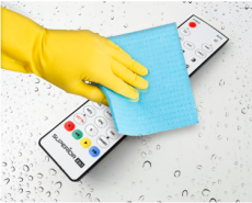 Full-fledged washable remote control that we will program for your device.