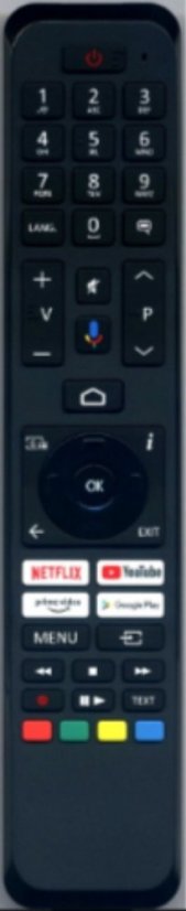 JVC LT-65VAO9335, LT-75VA8035, LT-55VAQ6235 Originálne diaľkové ovládanie s mikrofónom