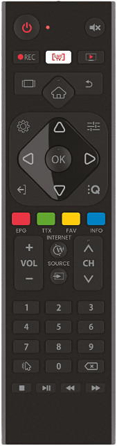 Vivax TV-43S60T2S2S neoriginálny diaľkový ovládač