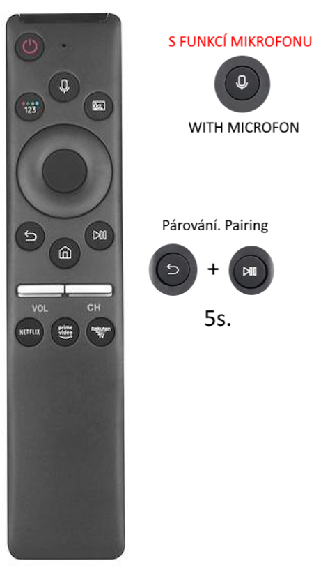 Samsung SMART Bluetooth náhradní dálkový ovladač s mikrofonem (náhrada za BN59-01270A, BN59-01300F, BN59-01300J)