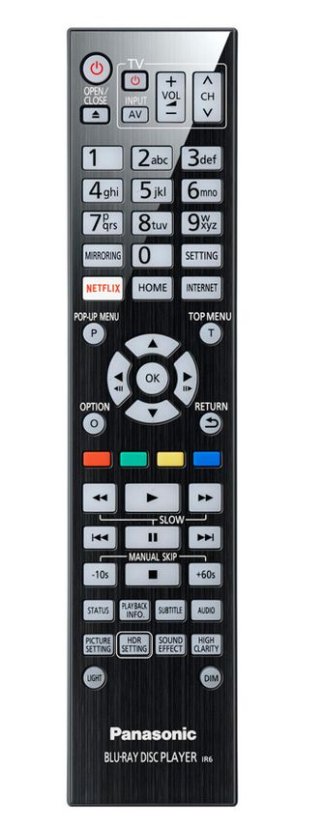 Panasonic N2QAYA000172 originální dálkový ovladač s podsvícením