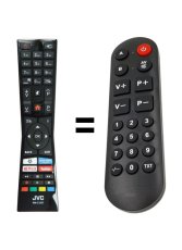 JVC RM-C3337 náhradní dálkový ovladač pro seniory