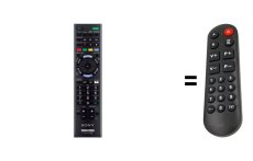Sony KDL-42W705B náhradný diaľkový ovládač pre seniorov