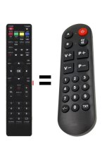 Canox 241KL LED TV náhradný diaľkový ovládač pre seniorov.
