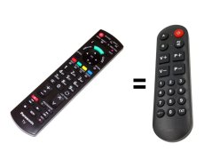 Panasonic N2QAYB000487 náhradní dálkový ovladač pro seniory