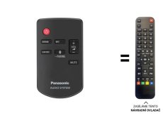 Panasonic N2QAYC000102, SC-HTB8 náhradní dálkový ovladač jiného vzhledu