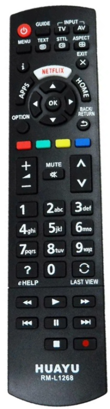 Náhradní dálkový ovladač Panasonic RM-L1268