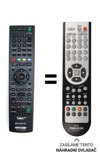 Sony RMT-D248P, RMT-D251P náhradní dálkový ovladač jiného vzhledu