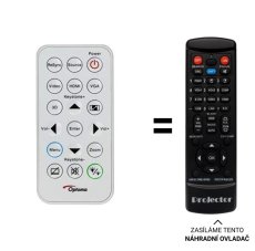 Optoma ir29033 replacement remote control of a different appearance