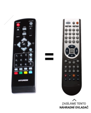 Hyundai DVBT231 and DVBT210 Replacement Remote Control
