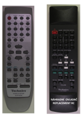 Panasonic EUR7702050  náhradní dálkový ovladač se stejným popisem