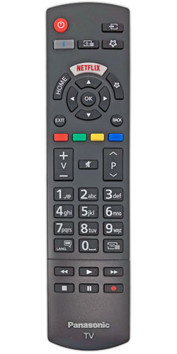 Panasonic TX-24GS350E náhradní dálkový ovladač pro seniory